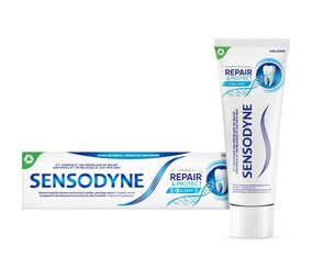 Sensodyne Sensodyne Repair & Protect Cool Mint Tandpasta 75 ml – herstel & bescherming bij gevoelige tanden Sensodyne Sensodyne Repair & Protect Cool Mint Tandpasta 75 ml – herstel & bescherming bij gevoelige tanden