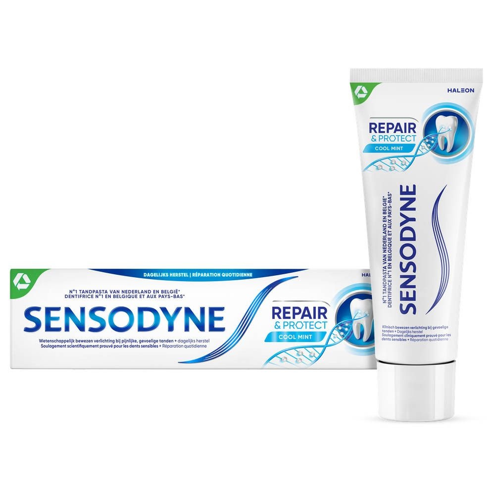 Sensodyne Sensodyne Repair & Protect Cool Mint Tandpasta 75 ml - herstel & bescherming bij gevoelige tanden afbeelding