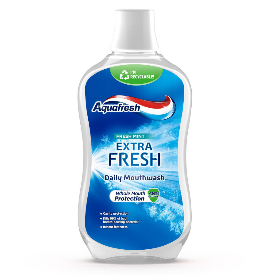 Aquafresh Aquafresh Fresh Mint Mondwater 500 ml - langdurig frisse adem afbeelding