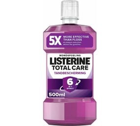Listerine Listerine Total Care Tandbescherming Mondwater 500 ml – complete bescherming Listerine Listerine Total Care Tandbescherming Mondwater 500 ml – complete bescherming