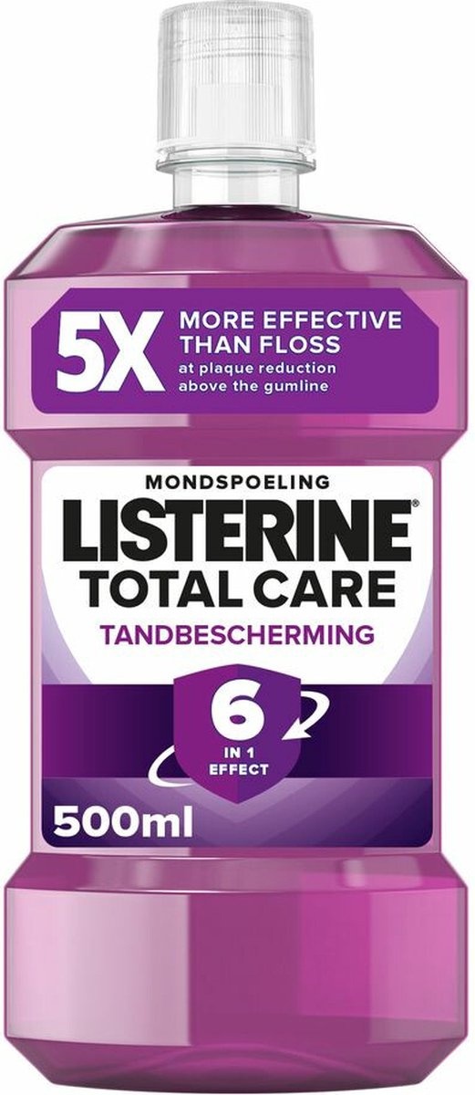 Listerine Listerine Total Care Tandbescherming Mondwater 500 ml - complete bescherming afbeelding