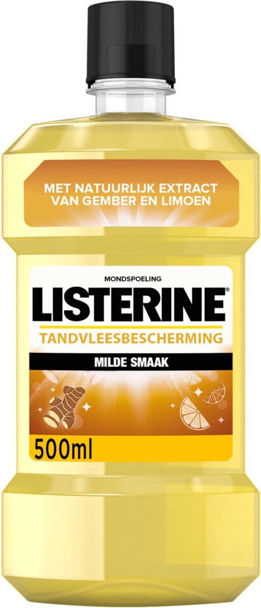 Listerine Listerine Fresh Ginger & Lime Mild Mondwater 500 ml - langdurig frisse adem afbeelding