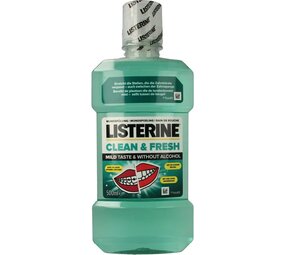 Listerine Listerine Clean & Fresh Mondwater 500 ml – langdurig frisse adem Listerine Listerine Clean & Fresh Mondwater 500 ml – langdurig frisse adem