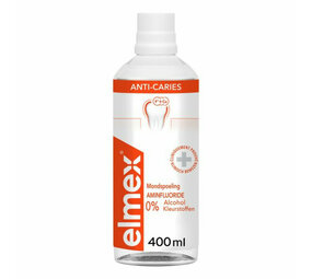 Elmex Elmex Anti-Cariës Mondwater 400 ml – anti-cariës bescherming Elmex Elmex Anti-Cariës Mondwater 400 ml – anti-cariës bescherming