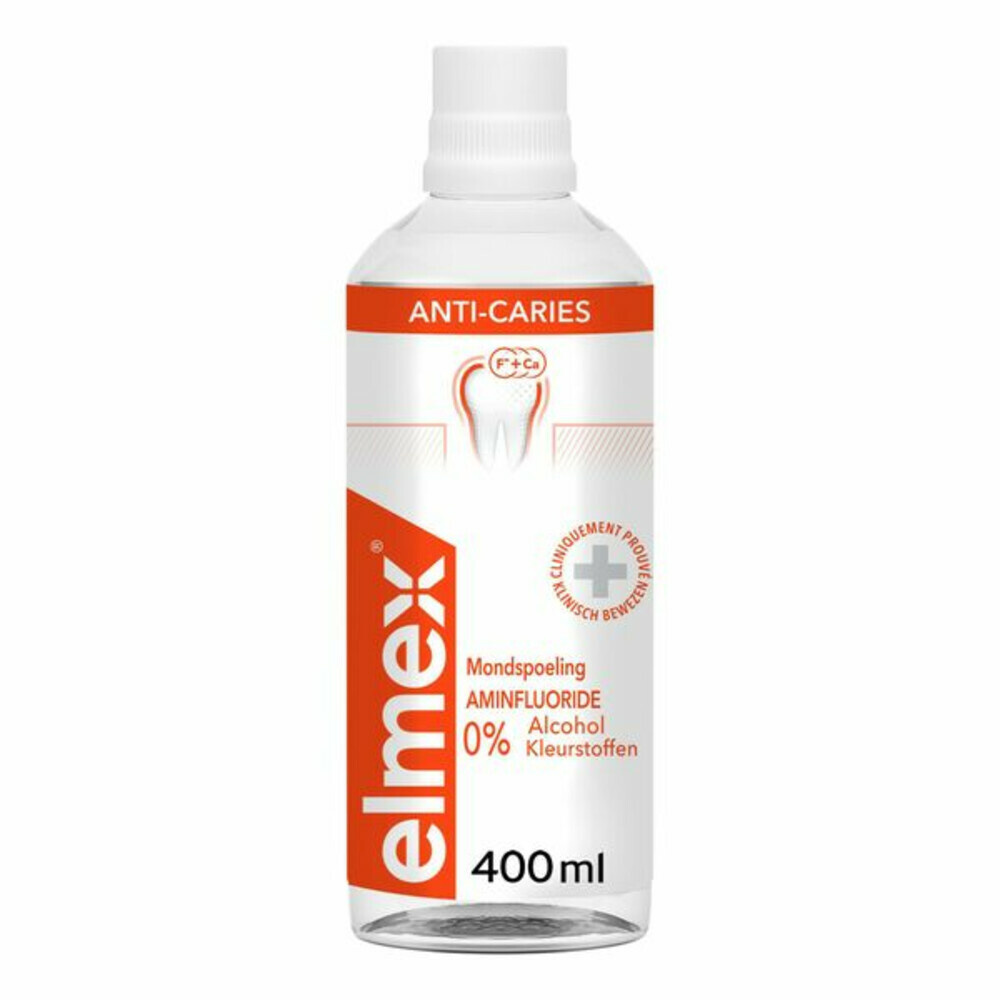 Elmex Elmex Anti-Cariës Mondwater 400 ml - anti-cariës bescherming afbeelding