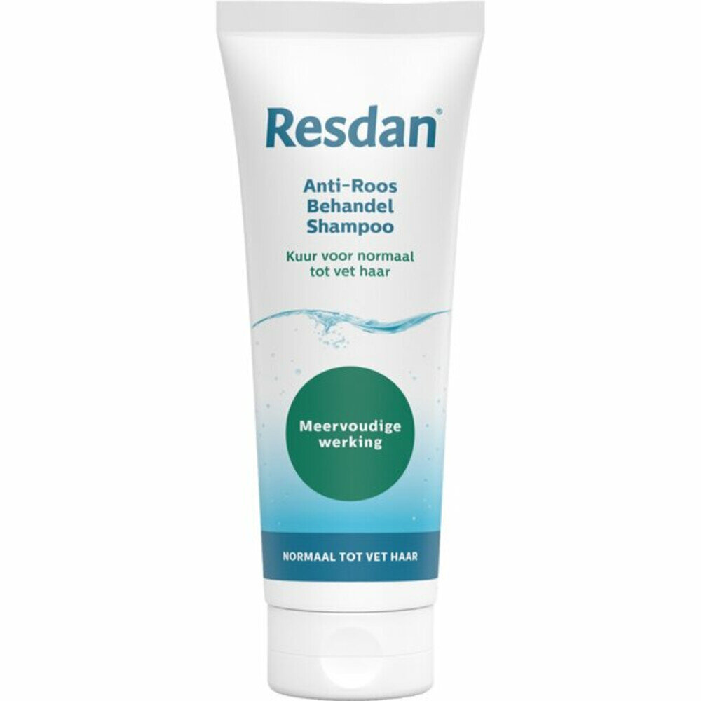 Resdan Resdan Shampoo Anti-Roos Normaal/Vet Haar 125ml Resdan Resdan Shampoo Anti-Roos Normaal/Vet Haar 125ml
