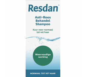 Resdan Resdan Shampoo Anti-Roos Normaal/Vet Haar 125ml Resdan Resdan Shampoo Anti-Roos Normaal/Vet Haar 125ml