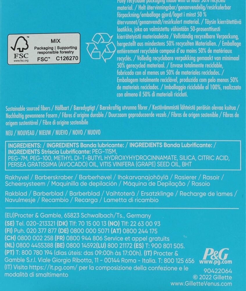 Gillette Gillette Venus Women's Razor met 2 Navulmesjes – Zijdezachte Scheerbeurt Gillette Gillette Venus Women's Razor met 2 Navulmesjes – Zijdezachte Scheerbeurt