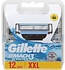Gillette Mach3 Scheermesjes – 12 stuks Voordeelverpakking