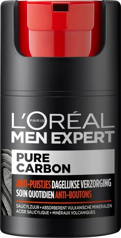 Loreal L'Oréal Paris Men Expert Pure Carbon Hydraterende & Matterende Gel Dagcrème – 50 ml – Vette Huid