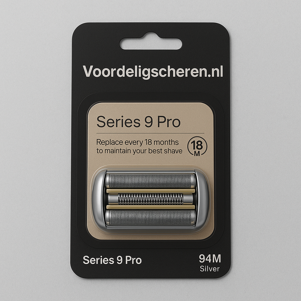 Huismerk Universele Scheerkop voor de Braun 94M Series 9 -zilver