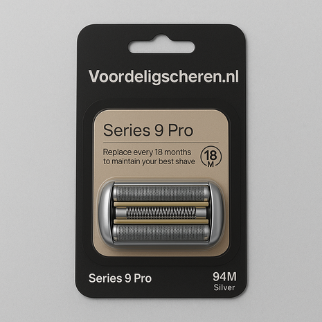 Huismerk Universele Scheerkop voor de Braun 94M Series 9 -zilver