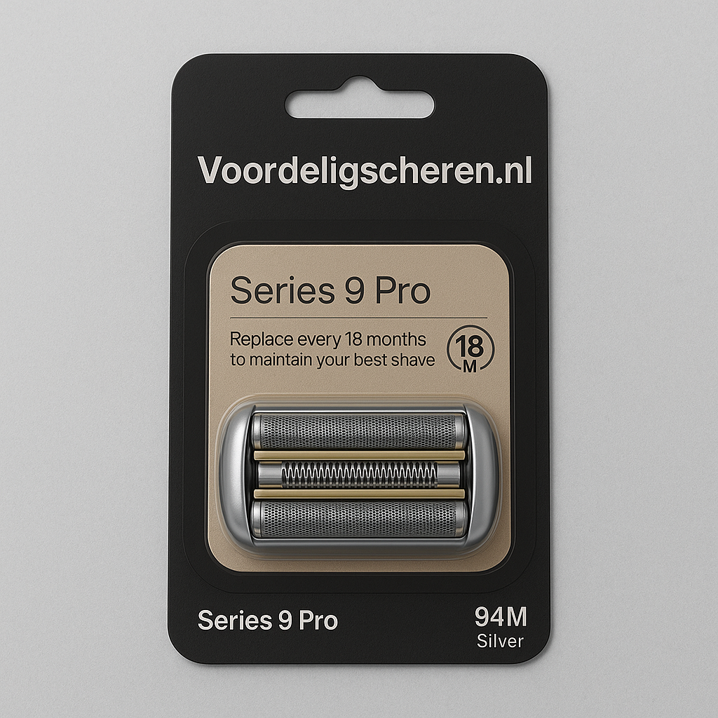 Huismerk Universele Scheerkop voor de Braun 94M Series 9 -zilver