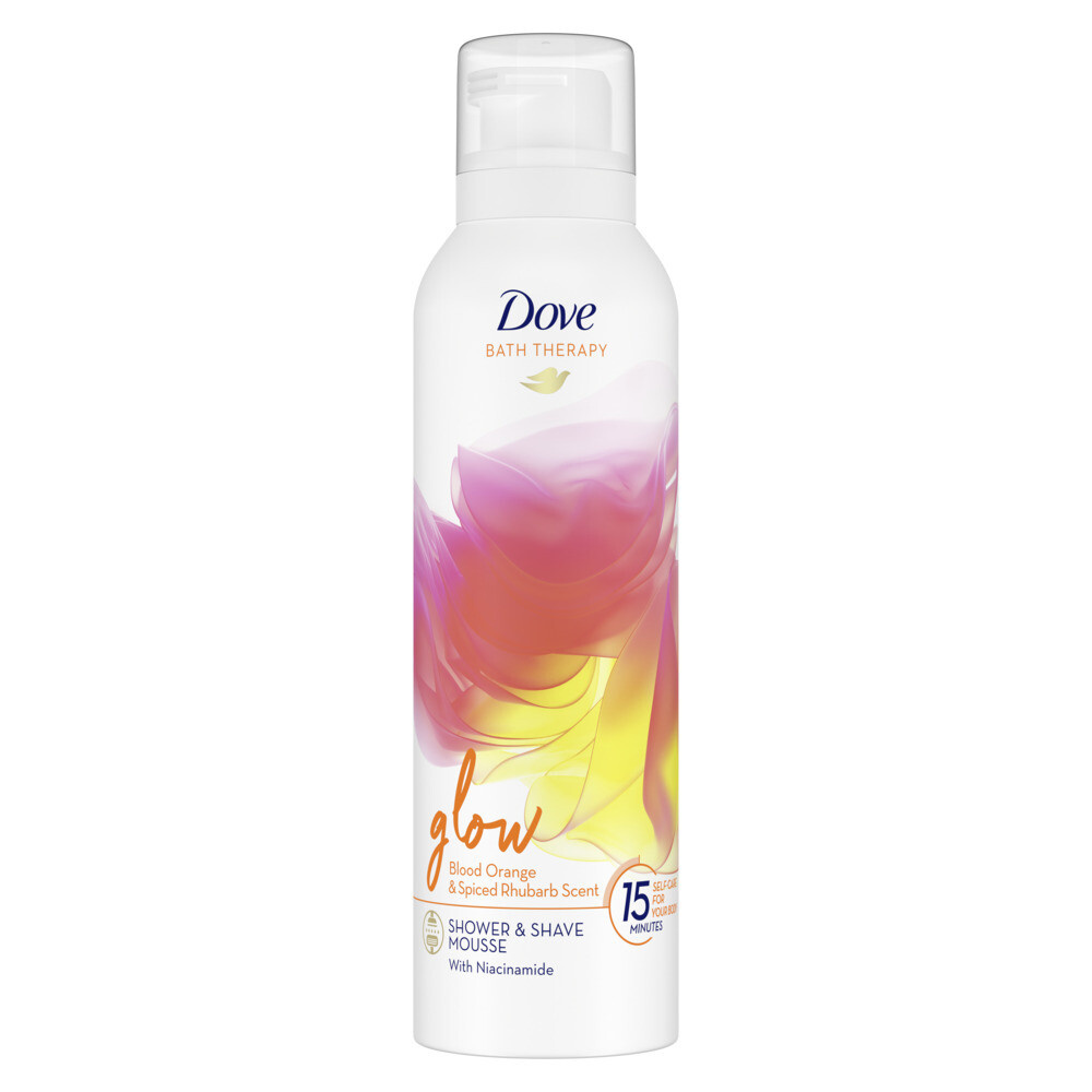Dove Dove Bath Therapy Glow Douche- & Scheerschuim 200 ml afbeelding