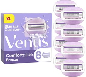 Gillette Gillette Venus Comfortglide Breeze Scheermesjes – 8 Navulmesjes Gillette Gillette Venus Comfortglide Breeze Scheermesjes – 8 Navulmesjes