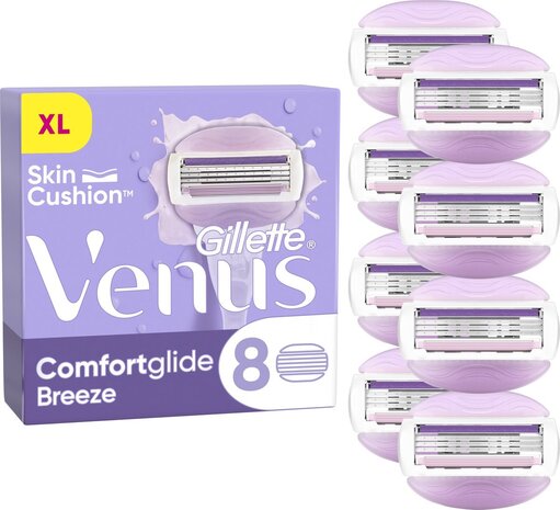 Gillette Gillette Venus Comfortglide Breeze Scheermesjes – 8 Navulmesjes