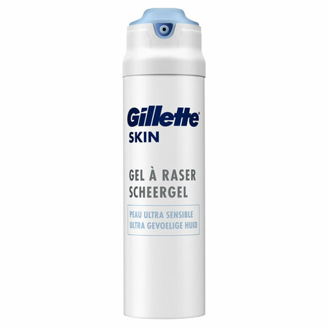 Gillette Gillette Skin Scheergel Ultra Gevoelige Huid – Beschermende Scheergel voor een Ultiem Zachte Scheerervaring