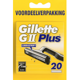 Gillette Gillette G2 Plus Scheermesjes – 20 Stuks – Voordeelverpakking Gillette Gillette G2 Plus Scheermesjes – 20 Stuks – Voordeelverpakking