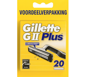 Gillette Gillette G2 Plus Scheermesjes – 20 Stuks – Voordeelverpakking Gillette Gillette G2 Plus Scheermesjes – 20 Stuks – Voordeelverpakking