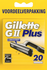Gillette G2 Plus Scheermesjes – 20 Stuks – Voordeelverpakking Gillette G2 Plus Scheermesjes – 20 Stuks – Voordeelverpakking