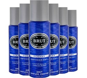 Brut Brut Deospray - Oceans 200 ml. 6 x Voordeelpak Brut Brut Deospray - Oceans 200 ml. 6 x Voordeelpak
