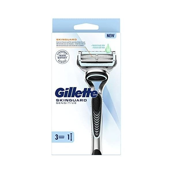 Gillette Gillette SkinGuard Scheermes + 3 Mesjes - Voor Gevoelige Huid afbeelding