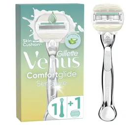 Gillette Gillette Venus Comfortglide Sensitive Platinum – Zacht & Glad Gillette Gillette Venus Comfortglide Sensitive Platinum – Zacht & Glad