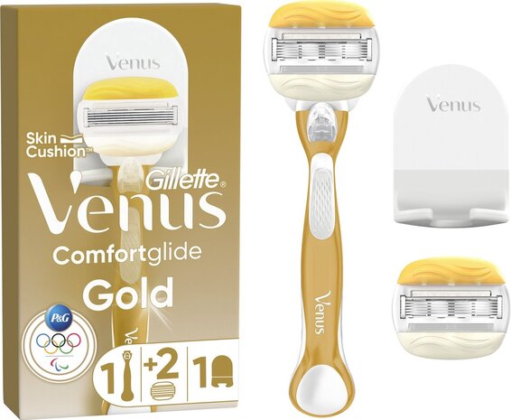 Gillette Gillette Venus ComfortGlide Coconut – Scheermes + 2 Mesjes Gillette Gillette Venus ComfortGlide Coconut – Scheermes + 2 Mesjes