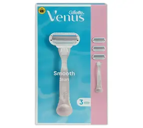 Gillette Gillette Venus Smooth Start Scheerset – 1 Houder + 3 Mesjes Gillette Gillette Venus Smooth Start Scheerset – 1 Houder + 3 Mesjes
