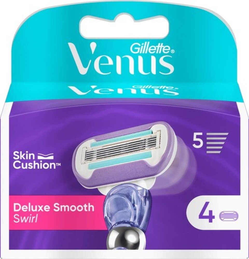 Gillette Gillette Venus Extra Smooth Swirl – 4 Scheermesjes Gillette Gillette Venus Extra Smooth Swirl – 4 Scheermesjes