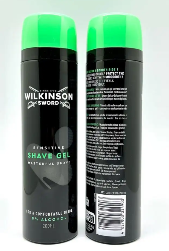 Wilkinson Wilkinson Sword Scheergel Sensitive - 200 ml afbeelding