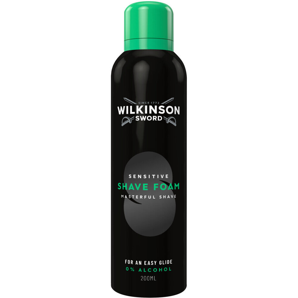 Wilkinson Wilkinson Sword Scheerschuim Sensitive – 200 ml Wilkinson Wilkinson Sword Scheerschuim Sensitive – 200 ml