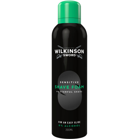 Wilkinson Wilkinson Sword Scheerschuim Sensitive – 200 ml Wilkinson Wilkinson Sword Scheerschuim Sensitive – 200 ml