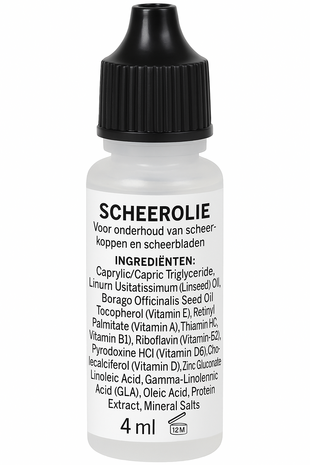 Huismerk Scheerolie voor Scheerkoppen & Scheerbladen – 4 ml Huismerk Scheerolie voor Scheerkoppen & Scheerbladen – 4 ml