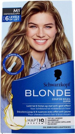 Schwarzkopf Schwarzkopf Poly Blonde CdS Highlights M1 Super - Haarverf Lightener Schwarzkopf Schwarzkopf Poly Blonde CdS Highlights M1 Super - Haarverf Lightener