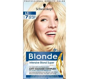 Schwarzkopf Schwarzkopf Poly Blonde Intensive Blond L1 Super Haarverf - 60ML Schwarzkopf Schwarzkopf Poly Blonde Intensive Blond L1 Super Haarverf - 60ML