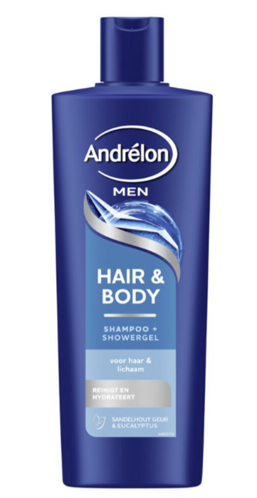 Andrélon Andrelon Shampoo Men Hair & Body - 400ML