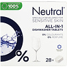 Neutral Neutral Vaatwastabletten All in 1 28 stuks Neutral Neutral Vaatwastabletten All in 1 28 stuks