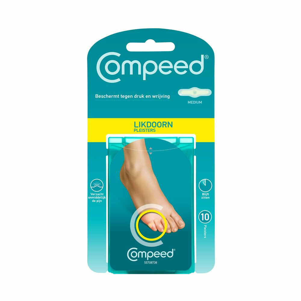Compeed Compeed Likdoornpleister Medium 10 stuks