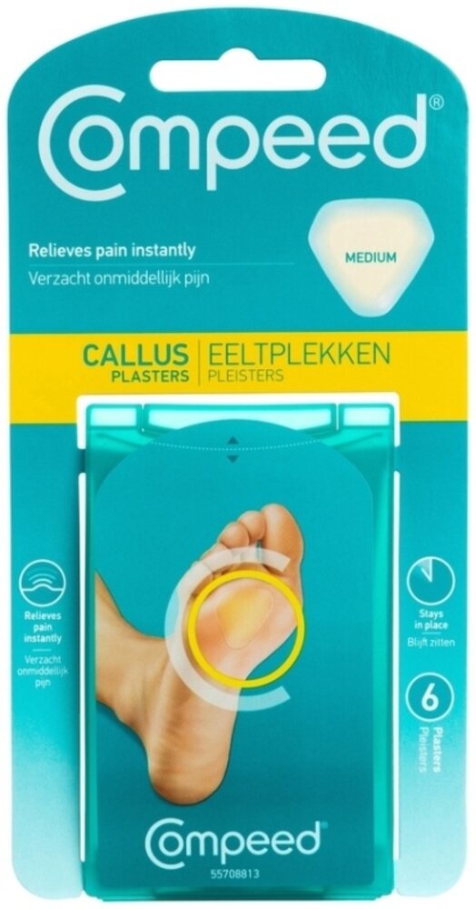 Compeed Compeed Eeltpleister M 6 stuks Compeed Compeed Eeltpleister M 6 stuks