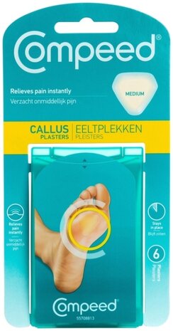 Compeed Compeed Eeltpleister M 6 stuks Compeed Compeed Eeltpleister M 6 stuks