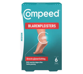 Compeed Compeed Blarenpleister Medium 6 stuks Compeed Compeed Blarenpleister Medium 6 stuks