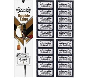 Wilkinson Wilkinson Sword Double Edge Scheermesjes 20x5 Pack (100 Stuks) Wilkinson Wilkinson Sword Double Edge Scheermesjes 20x5 Pack (100 Stuks)