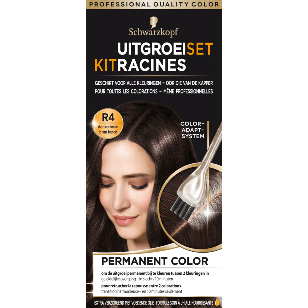 Schwarzkopf Schwarzkopf Uitgroeiset R4 Donkerbruin