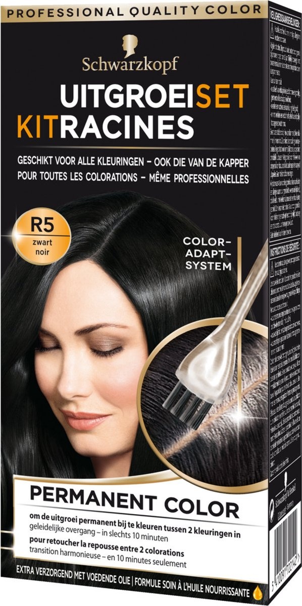 Schwarzkopf Schwarzkopf Uitgroeiset R5 Zwart