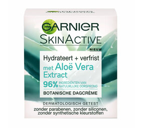Garnier Garnier Dagcreme Skin Active Hydrateert+Verfrist (Aloe Vera) - 50ML Garnier Garnier Dagcreme Skin Active Hydrateert+Verfrist (Aloe Vera) - 50ML