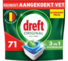 Dreft Vaatwastabletten 71 st All-In-One Original
