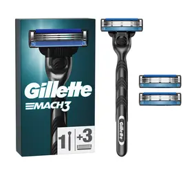 Gillette Gillette Mach3 Razor Handle + 3 Razor Blades