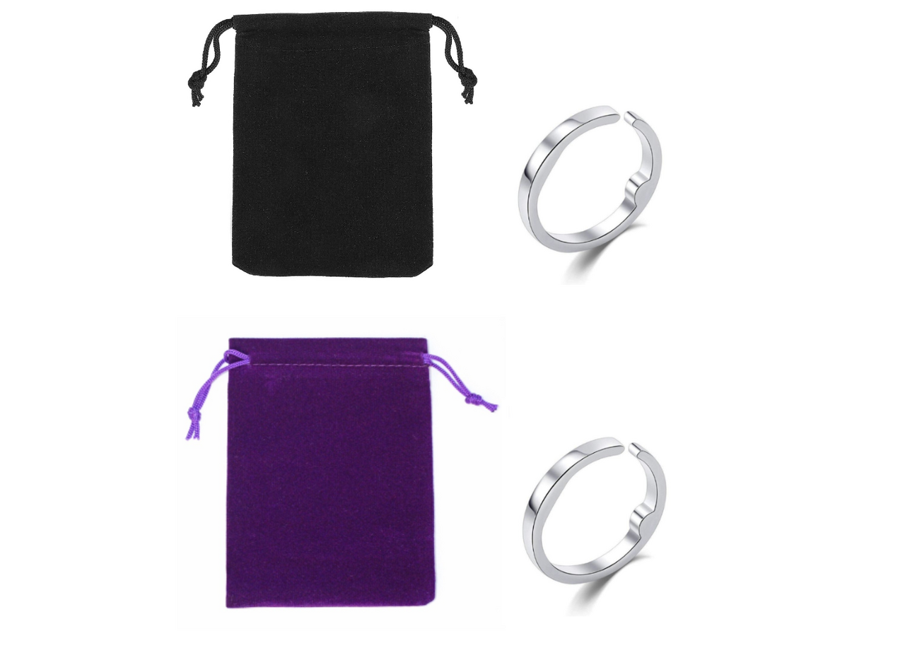 Generise Generise Acusnore Sterling Zilver 2 Drukpunten Snurkring - Maat Groot