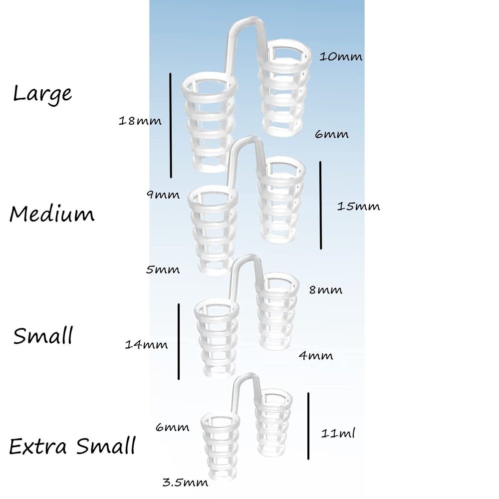Acusnore Acusnore Air Flow Nose Vents - Single Pack - Extra Small